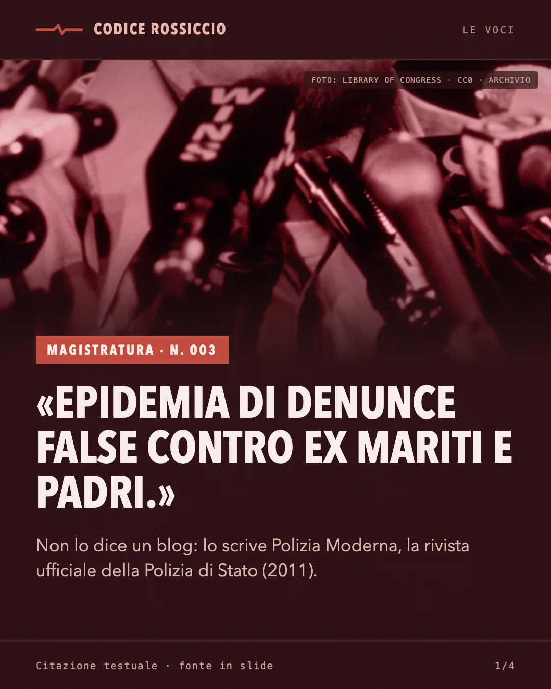 Slide 1 di 4 del fascicolo 003